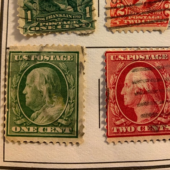 USPS Other Rare 911913 Us Postage Franklin And Washington Poshmark